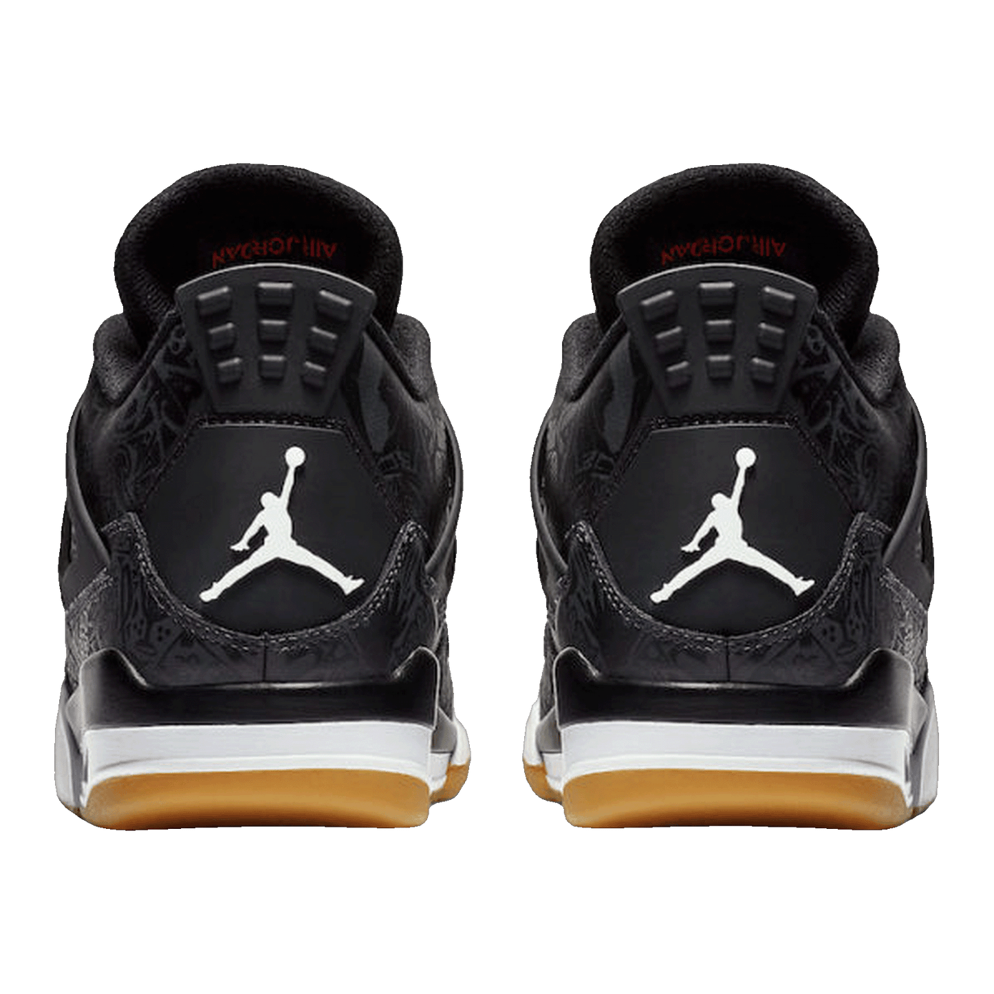 Nike Air Jordan 4 Retro Laser Black Gum Back