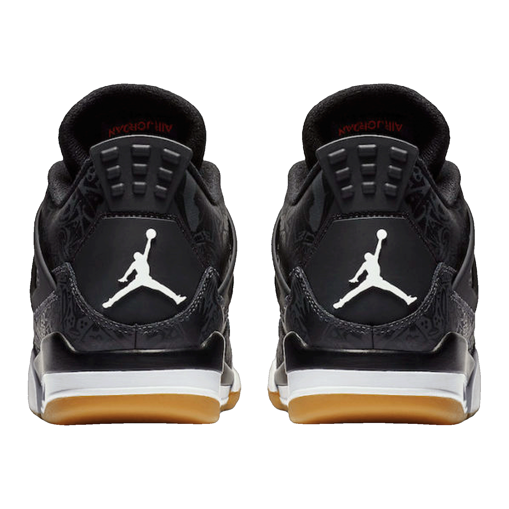 Nike Air Jordan 4 Retro Laser Black Gum Back