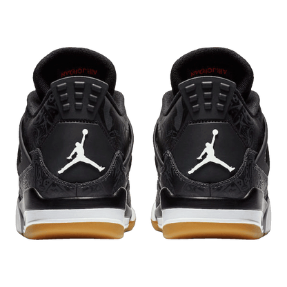 Nike Air Jordan 4 Retro Laser Black Gum Back
