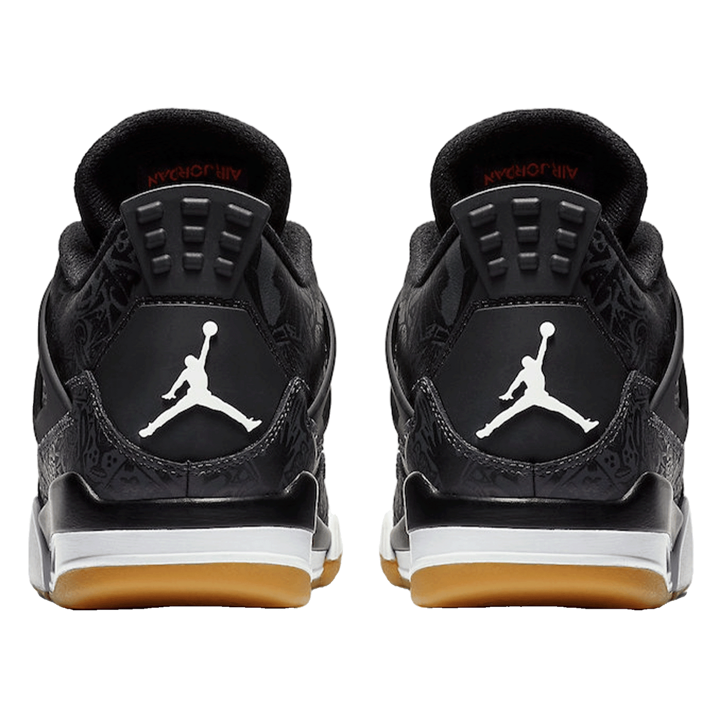 Nike Air Jordan 4 Retro Laser Black Gum (GS) Back