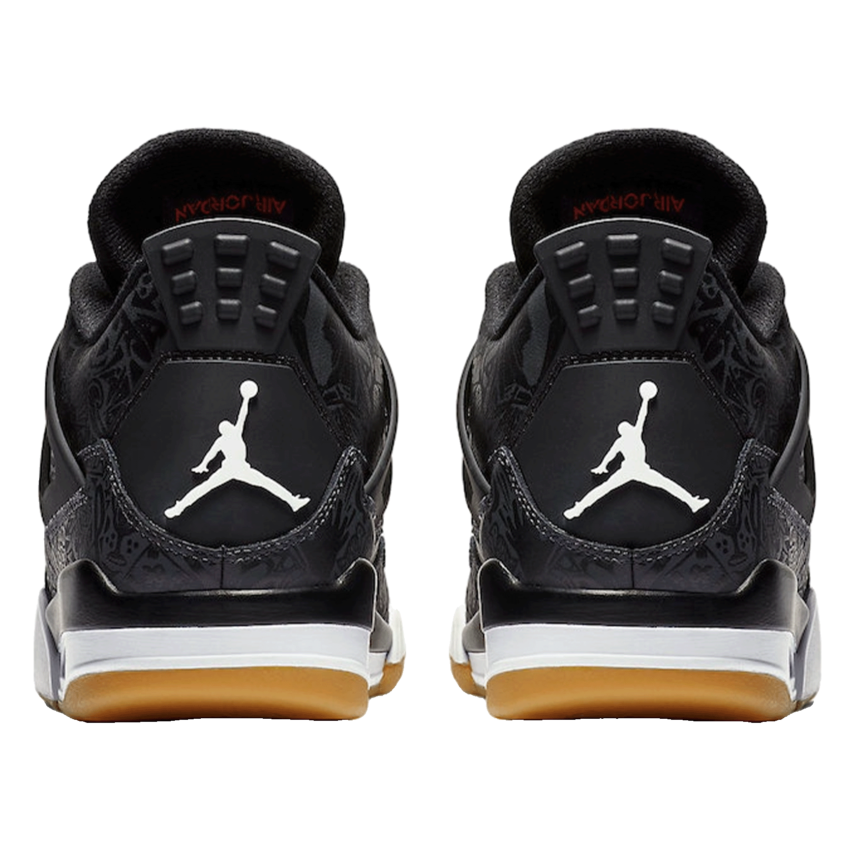 Nike Air Jordan 4 Retro Laser Black Gum (GS) Back