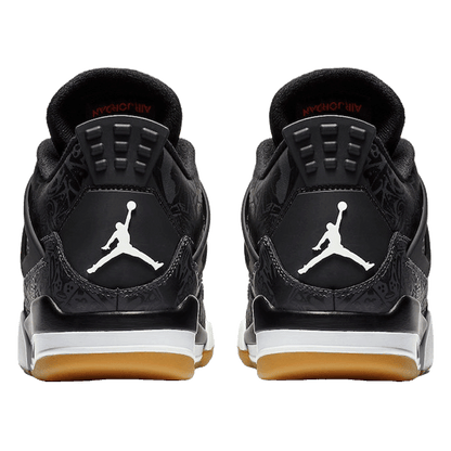 Nike Air Jordan 4 Retro Laser Black Gum (GS) Back