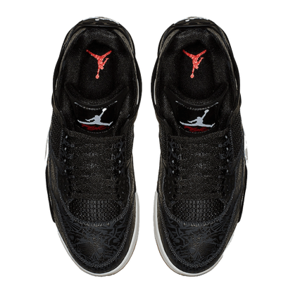 Nike Air Jordan 4 Retro Laser Black Gum (GS) Oben