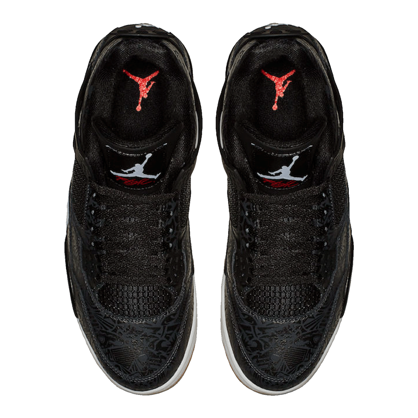 Nike Air Jordan 4 Retro Laser Black Gum Oben