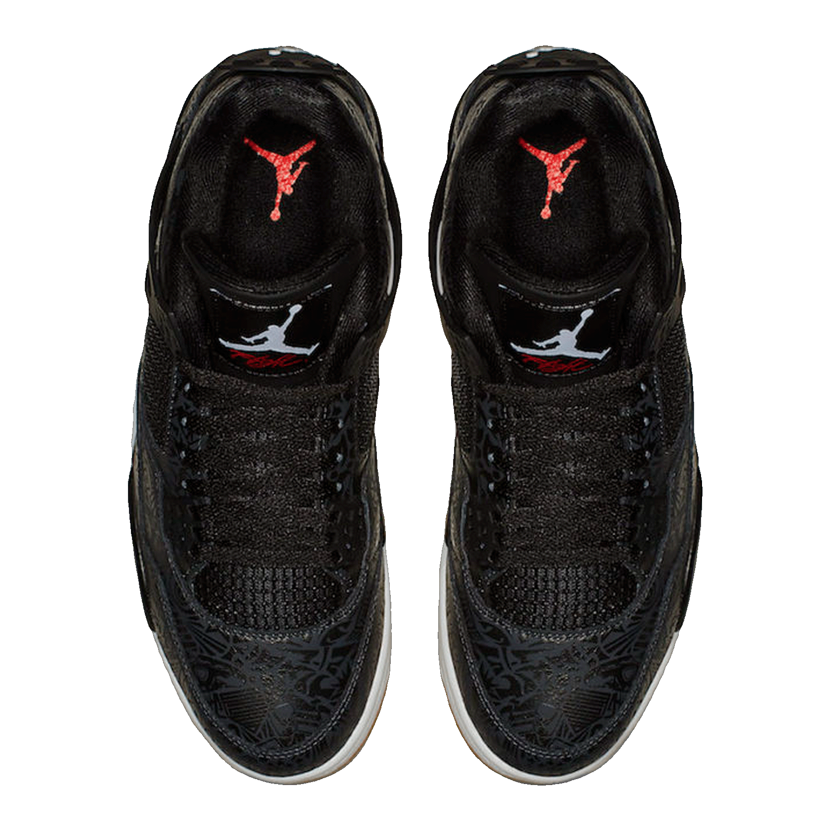 Nike Air Jordan 4 Retro Laser Black Gum Oben