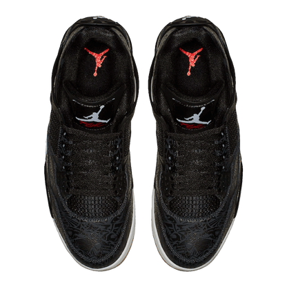 Nike Air Jordan 4 Retro Laser Black Gum Oben