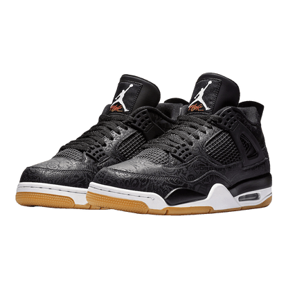 Nike Air Jordan 4 Retro Laser Black Gum Side