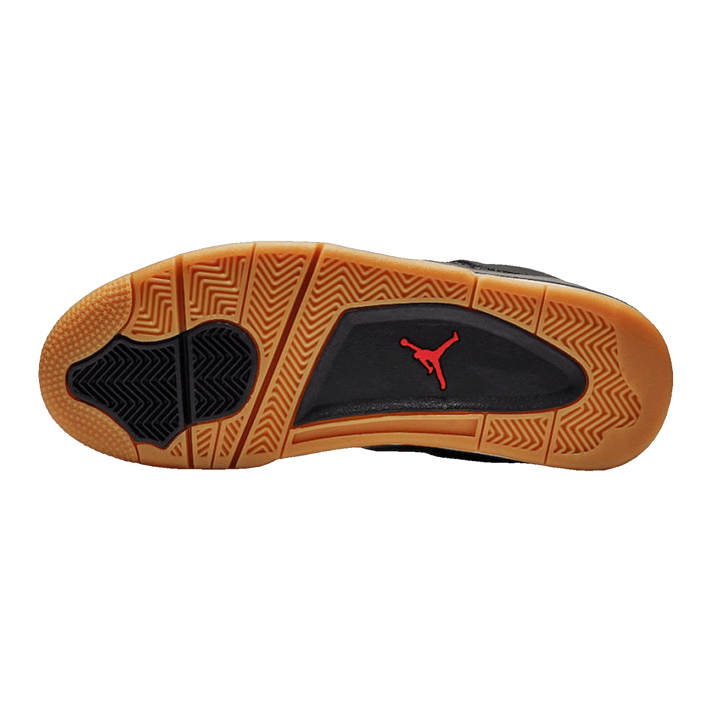 Nike Air Jordan 4 Retro Laser Black Gum Sohle