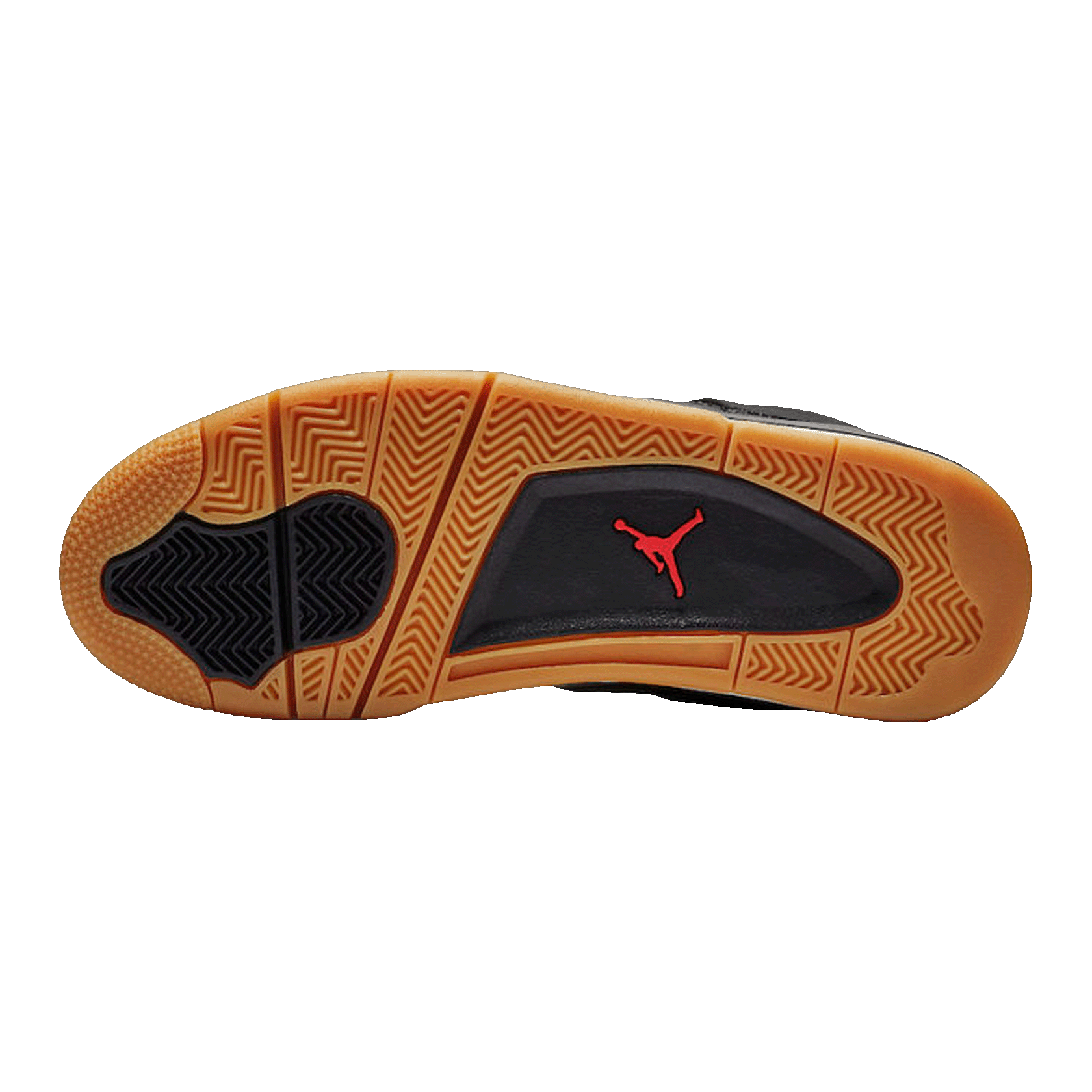 Nike Air Jordan 4 Retro Laser Black Gum Sohle
