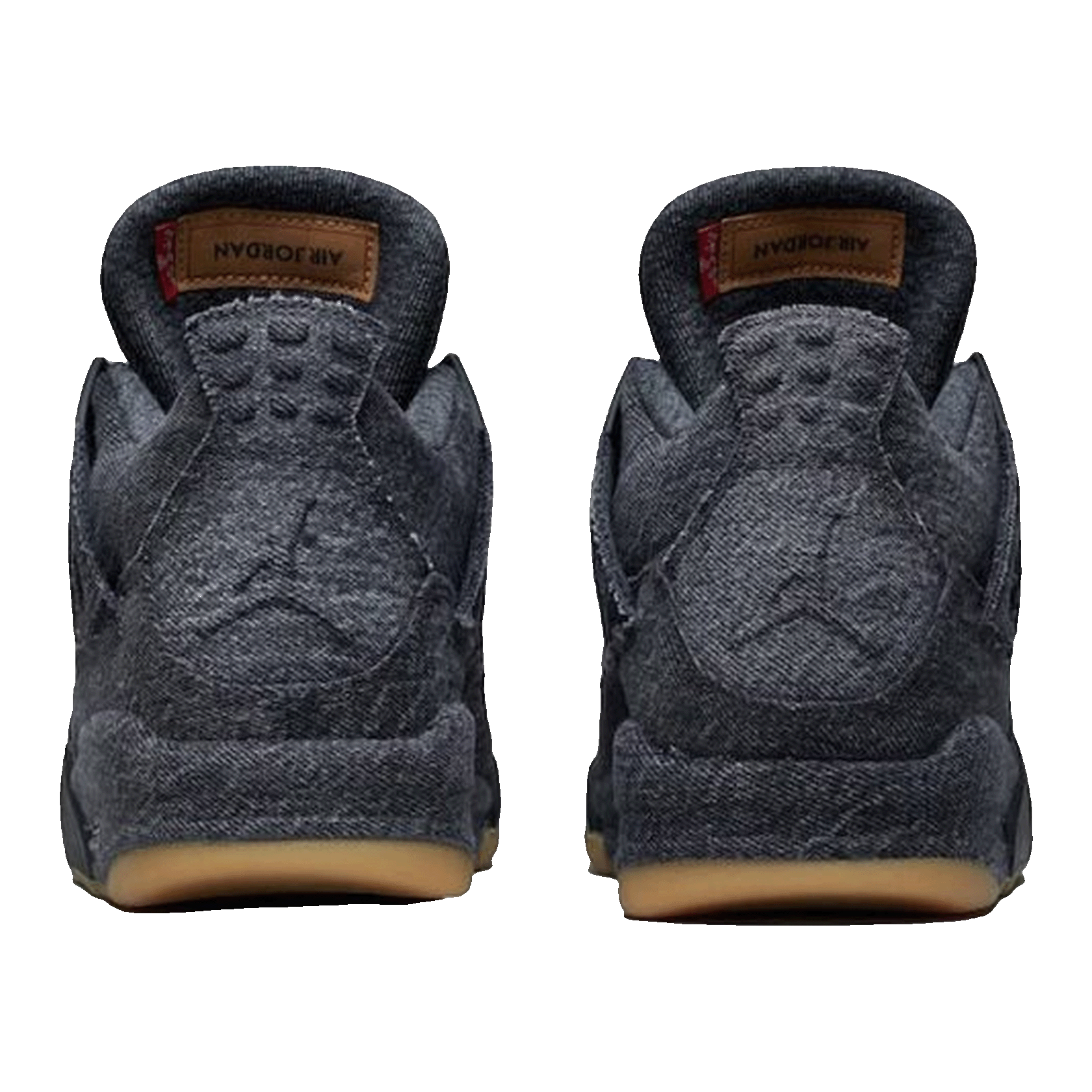 Nike Air Jordan 4 Retro Levi's Black (GS) (Blank Tag) Back