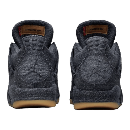 Nike Air Jordan 4 Retro Levi's Black (GS) (Blank Tag) Back