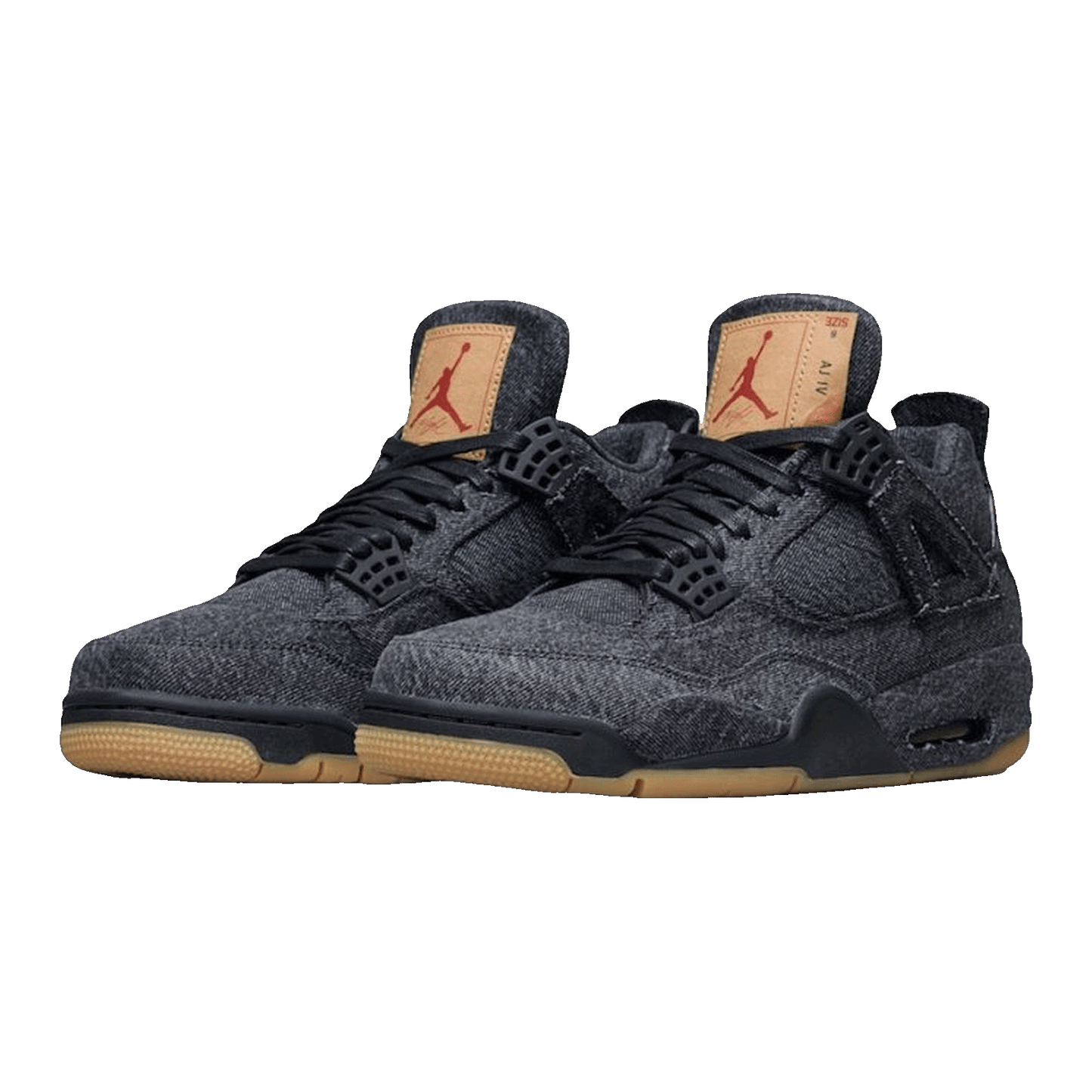Nike Air Jordan 4 Retro Levi's Black (GS) (Blank Tag) Side