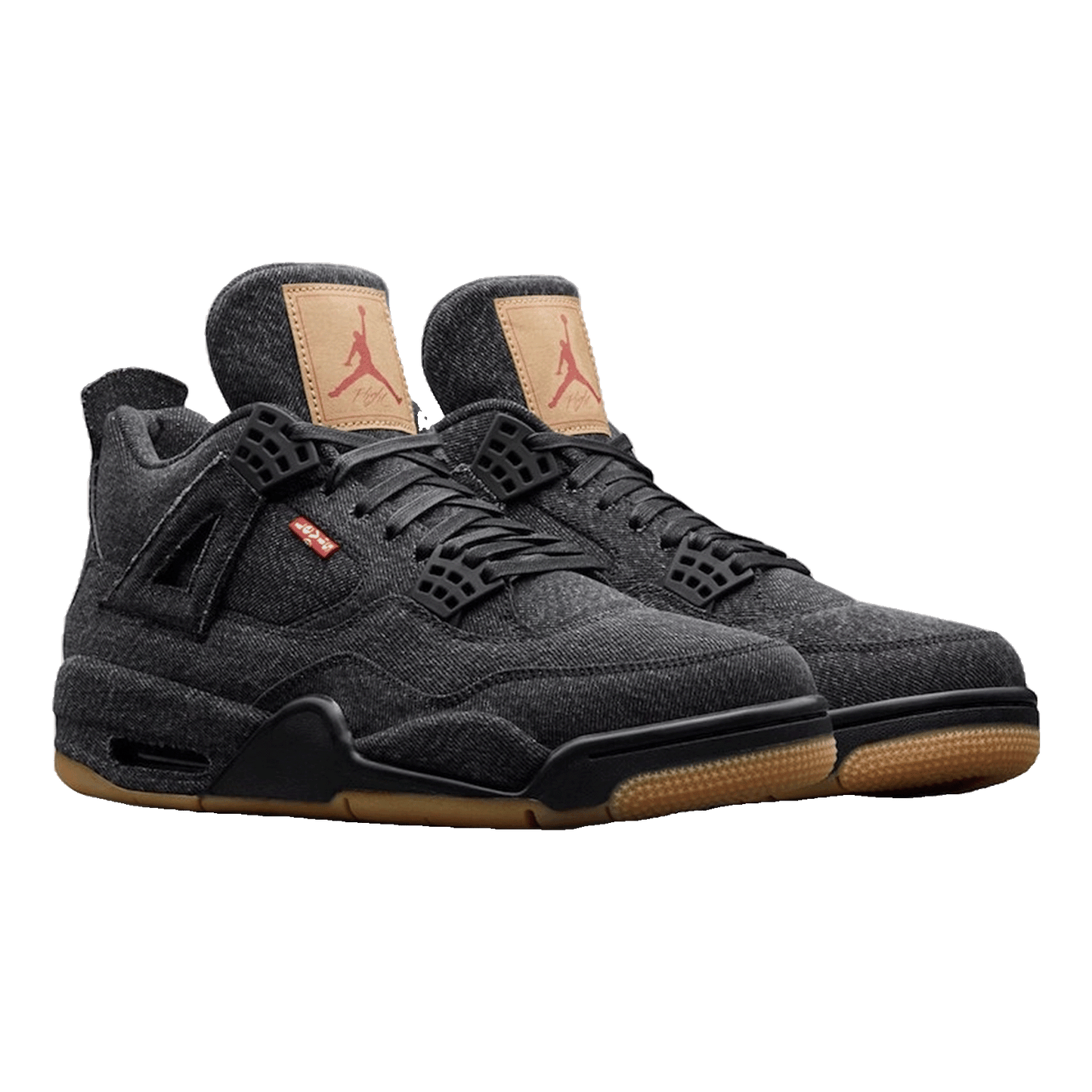 Nike Air Jordan 4 Retro Levi's Black (Levi's Tag) Side