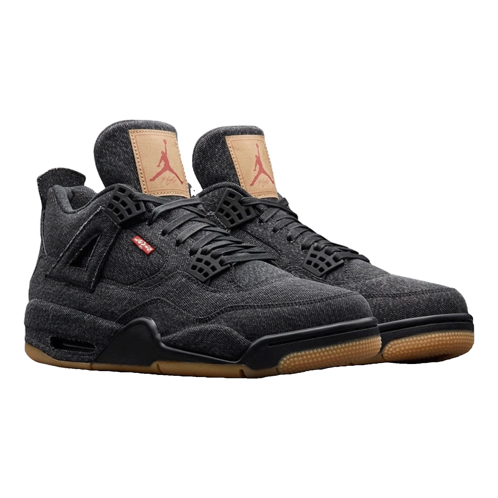 Nike Air Jordan 4 Retro Levi's Black (Levi's Tag) Side