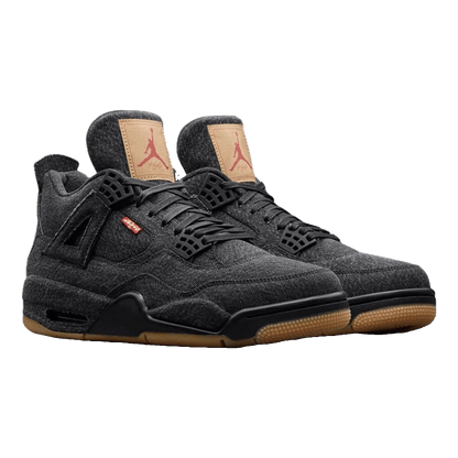 Nike Air Jordan 4 Retro Levi's Black (Levi's Tag) Side