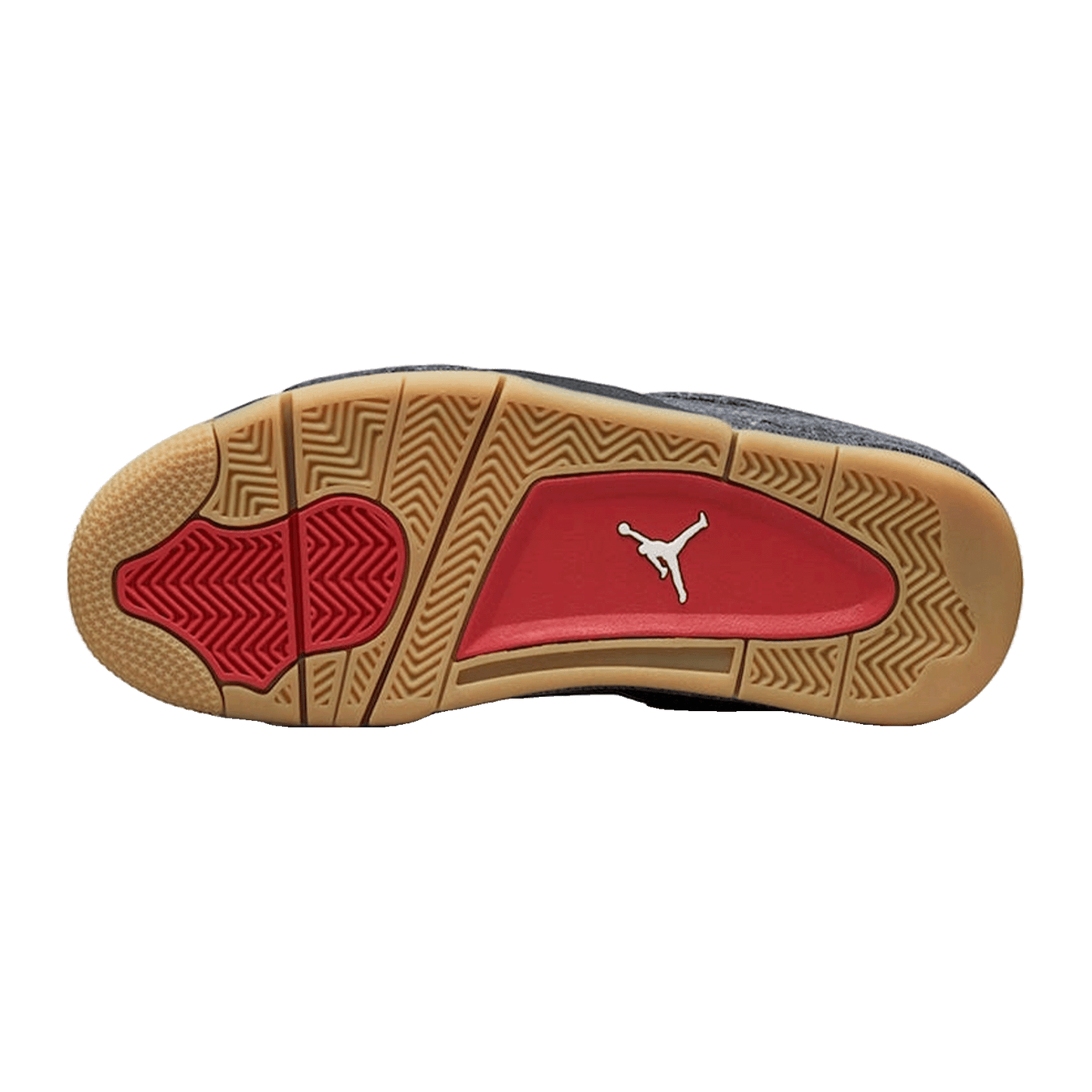 Nike Air Jordan 4 Retro Levi's Black (Levi's Tag) Sohle
