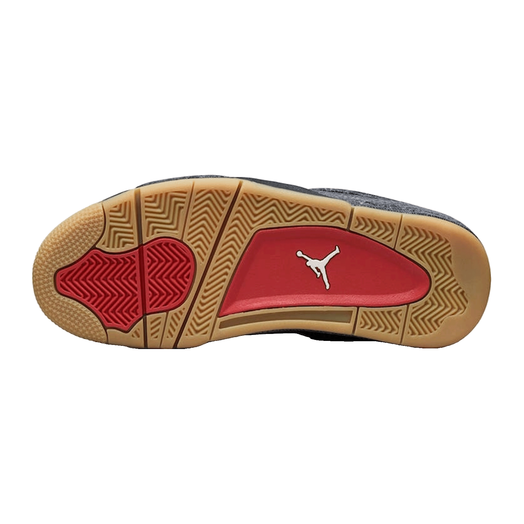 Nike Air Jordan 4 Retro Levi's Black (Levi's Tag) Sohle