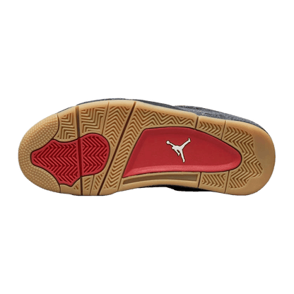 Nike Air Jordan 4 Retro Levi's Black (Levi's Tag) Sohle