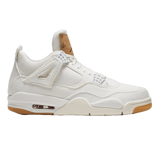 Nike Air Jordan 4 Retro Levi's White (GS) (Levi's Tag)