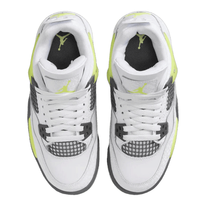 Nike Air Jordan 4 Retro Light Lemon Twist (GS) Oben