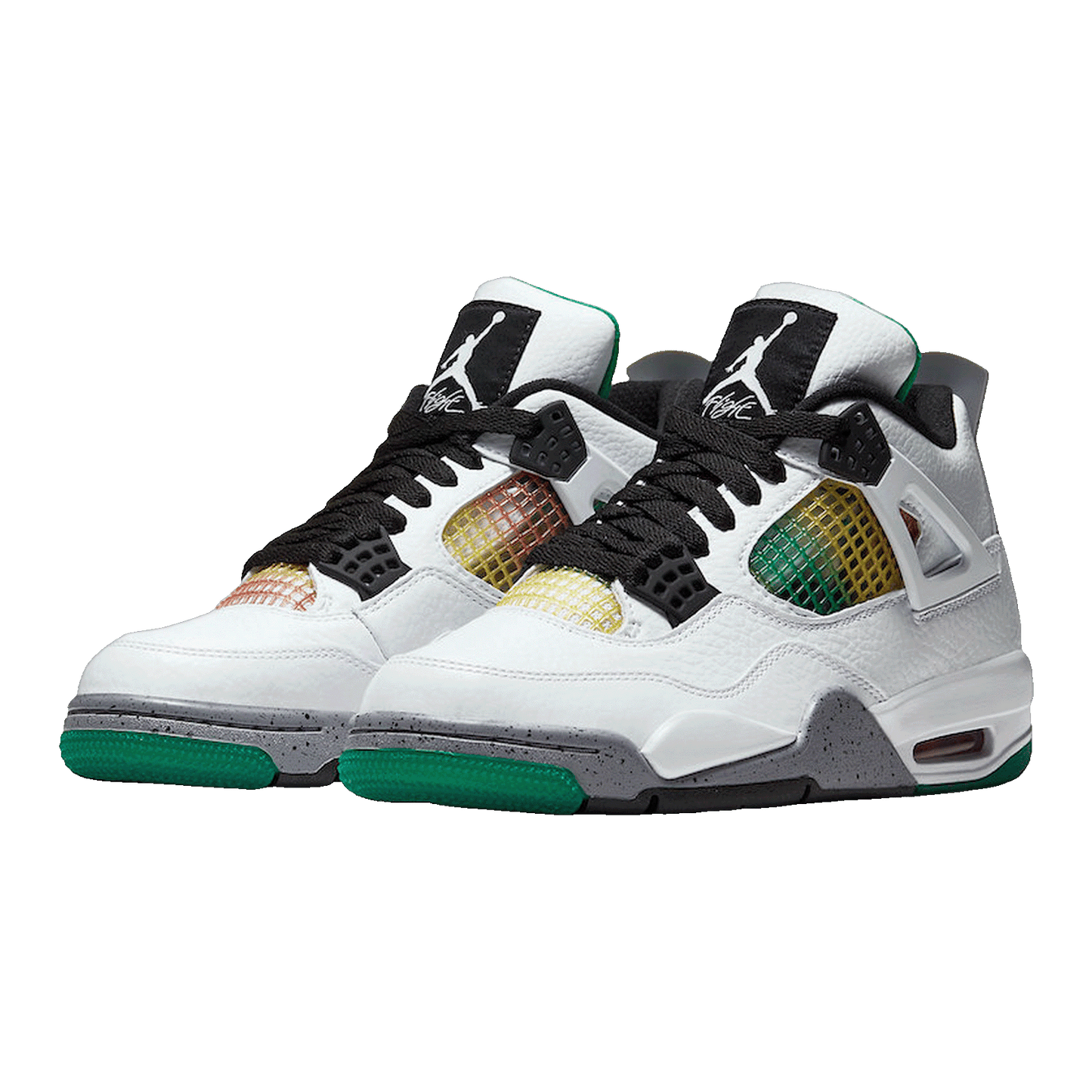 Nike Air Jordan 4 Retro Lucid Green Rasta (W) Side