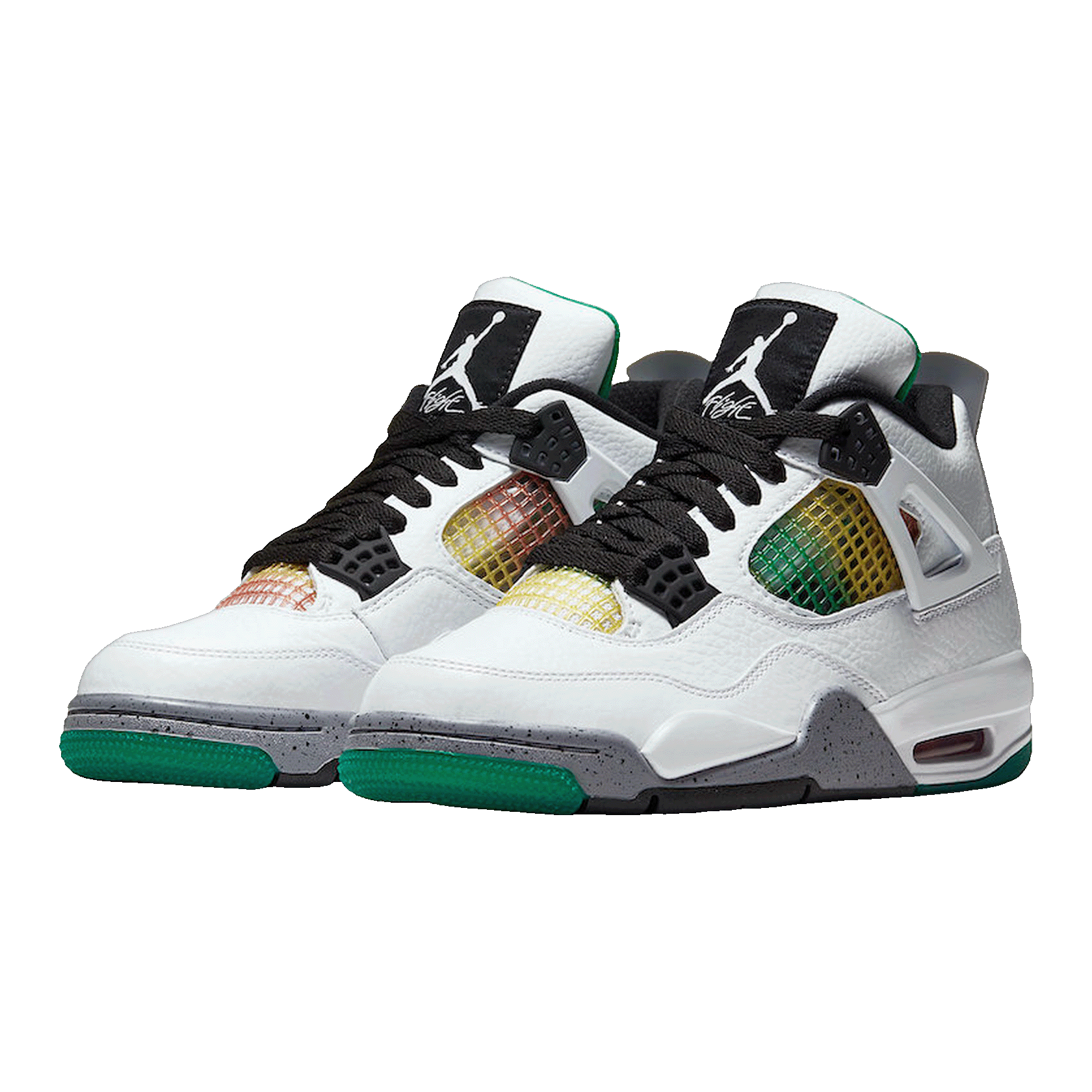 Nike Air Jordan 4 Retro Lucid Green Rasta (W) Side