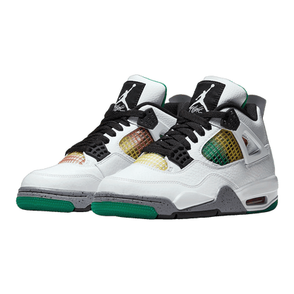 Nike Air Jordan 4 Retro Lucid Green Rasta (W) Side