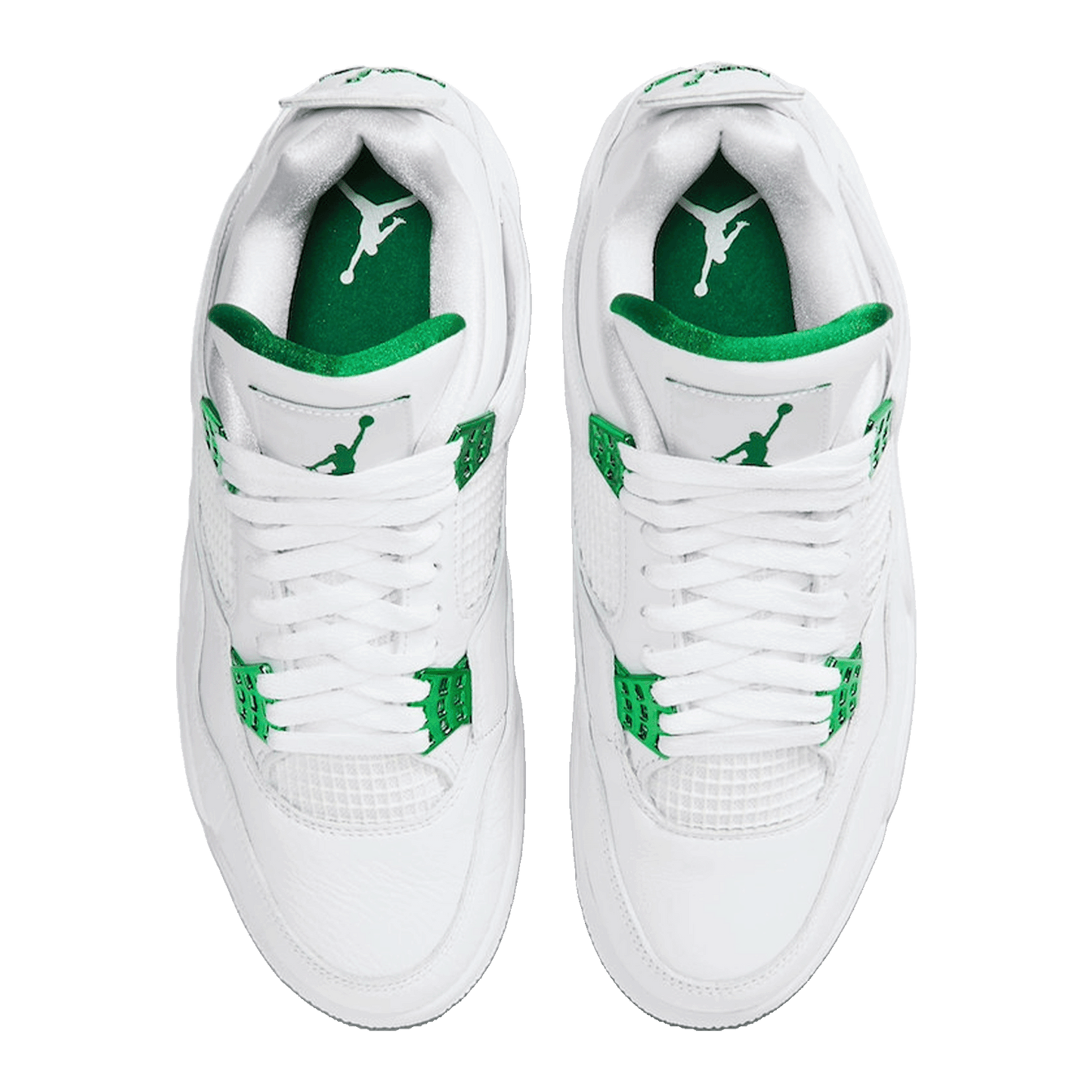 Nike Air Jordan 4 Retro Metallic Green Oben