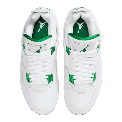Nike Air Jordan 4 Retro Metallic Green Oben