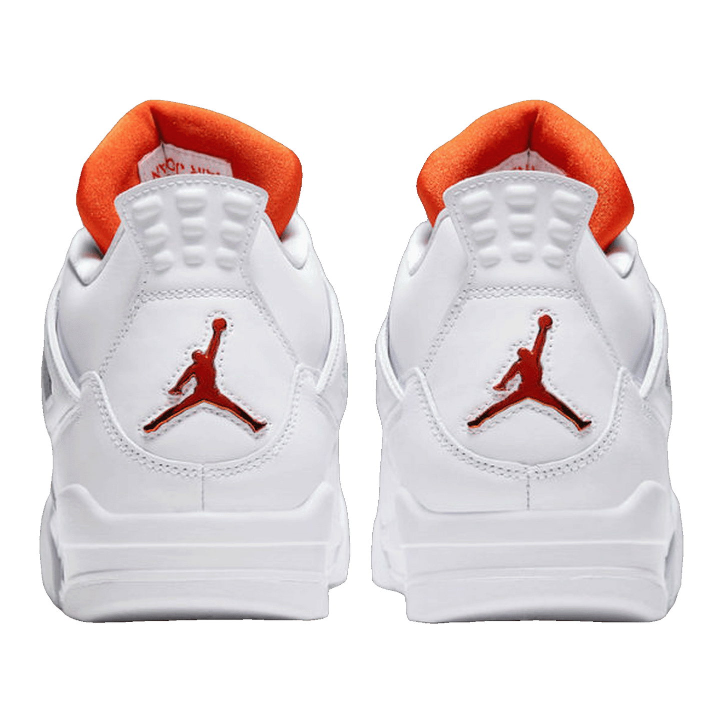 Nike Air Jordan 4 Retro Metallic Orange Back