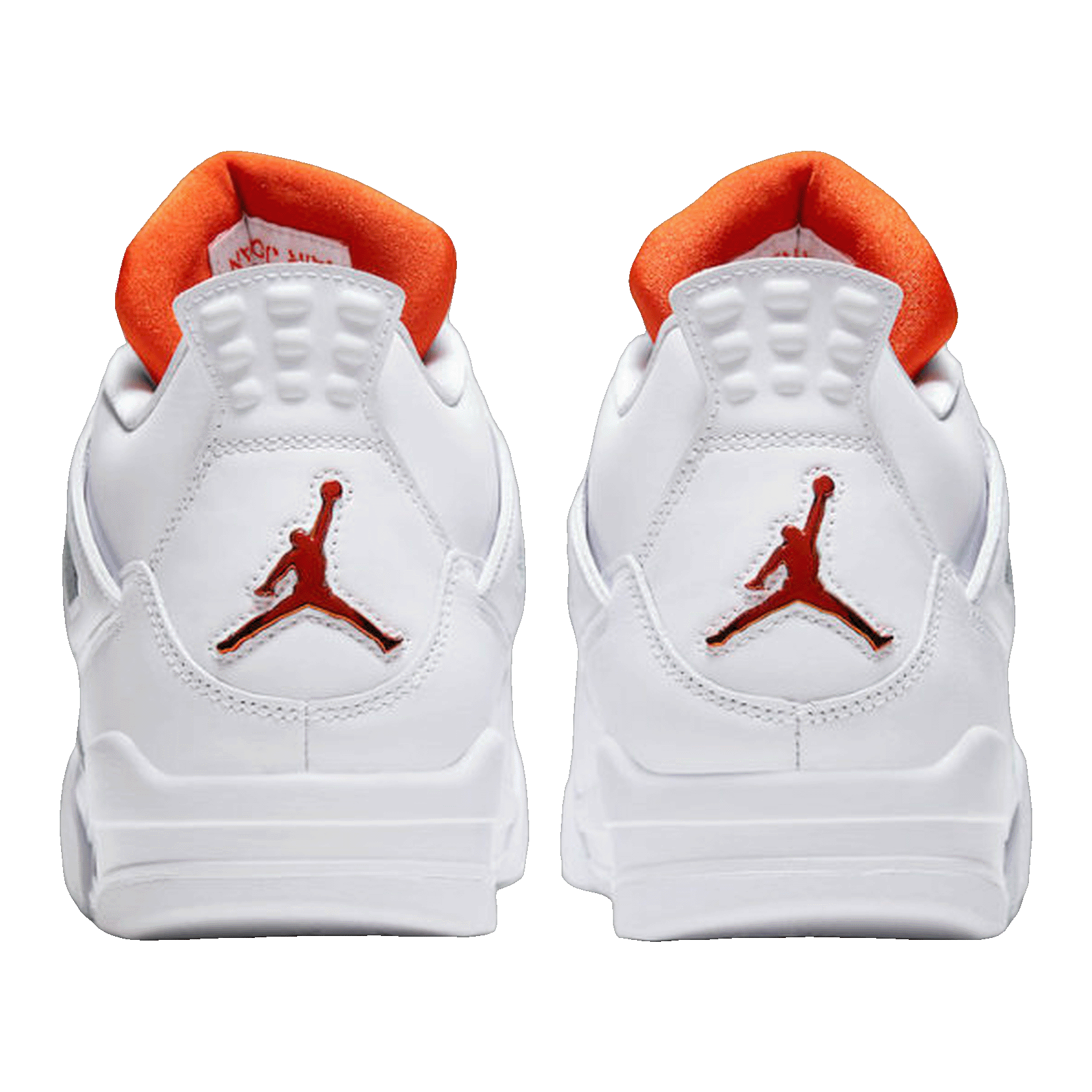 Nike Air Jordan 4 Retro Metallic Orange Back