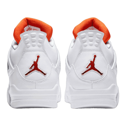 Nike Air Jordan 4 Retro Metallic Orange Back