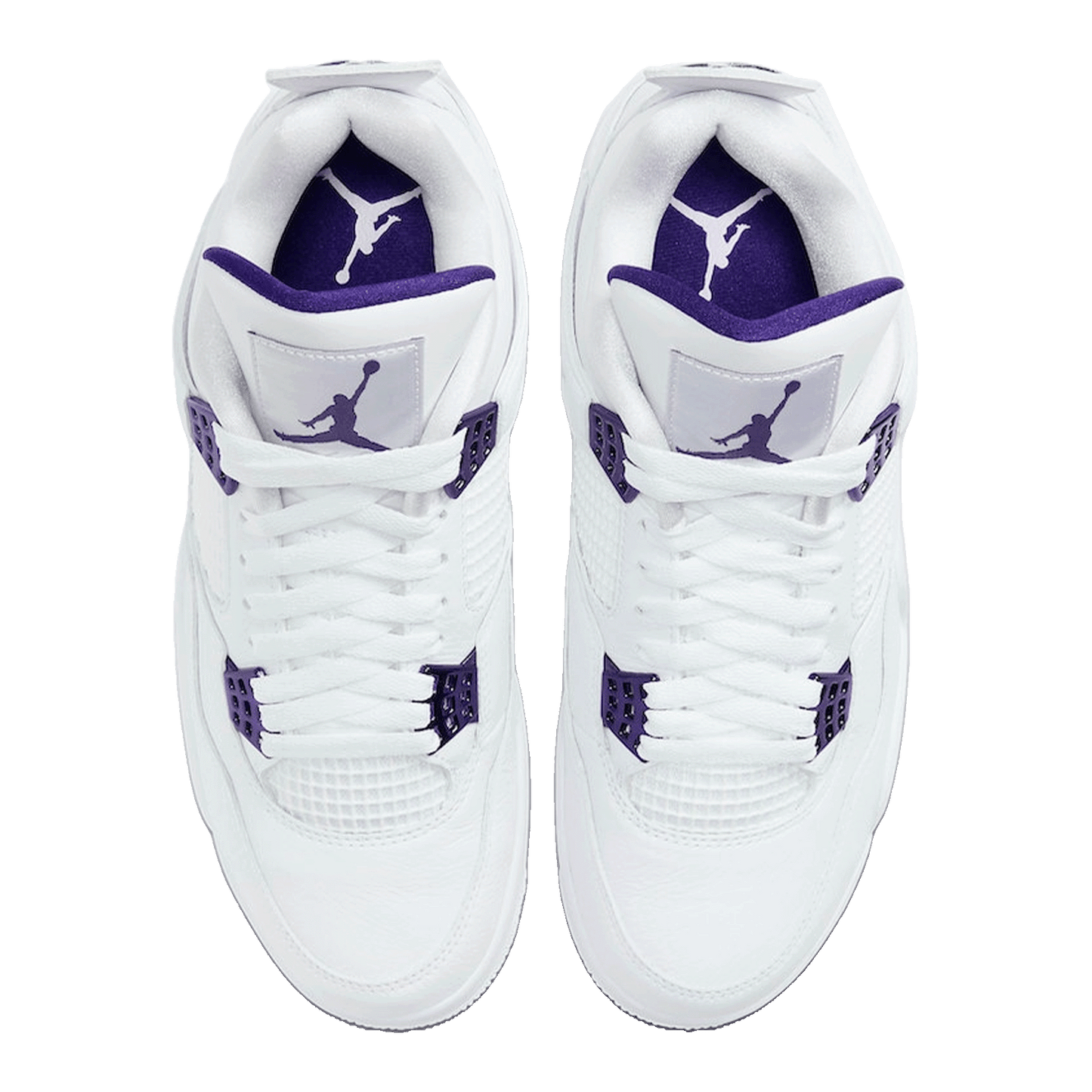 Nike Air Jordan 4 Retro Metallic Purple Oben
