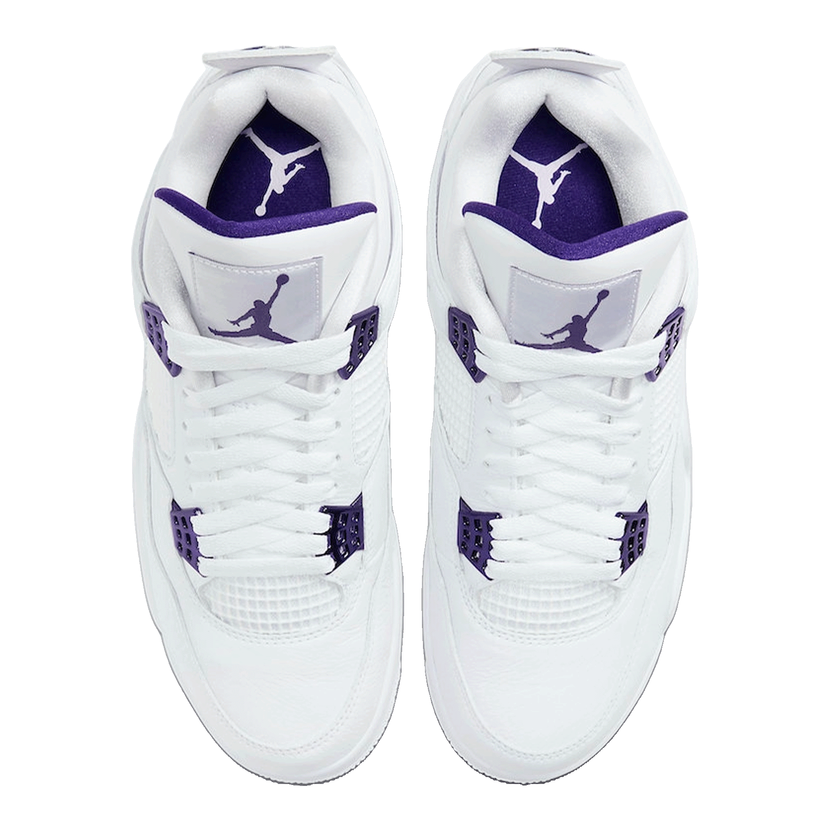 Nike Air Jordan 4 Retro Metallic Purple Oben
