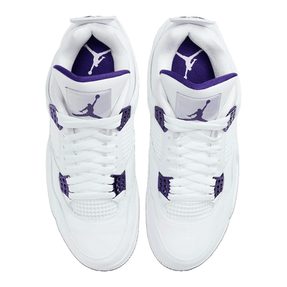 Nike Air Jordan 4 Retro Metallic Purple Oben