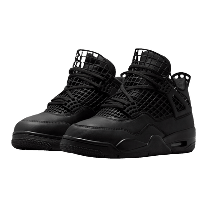 Nike Air Jordan 4 Retro Net Black (W) Side