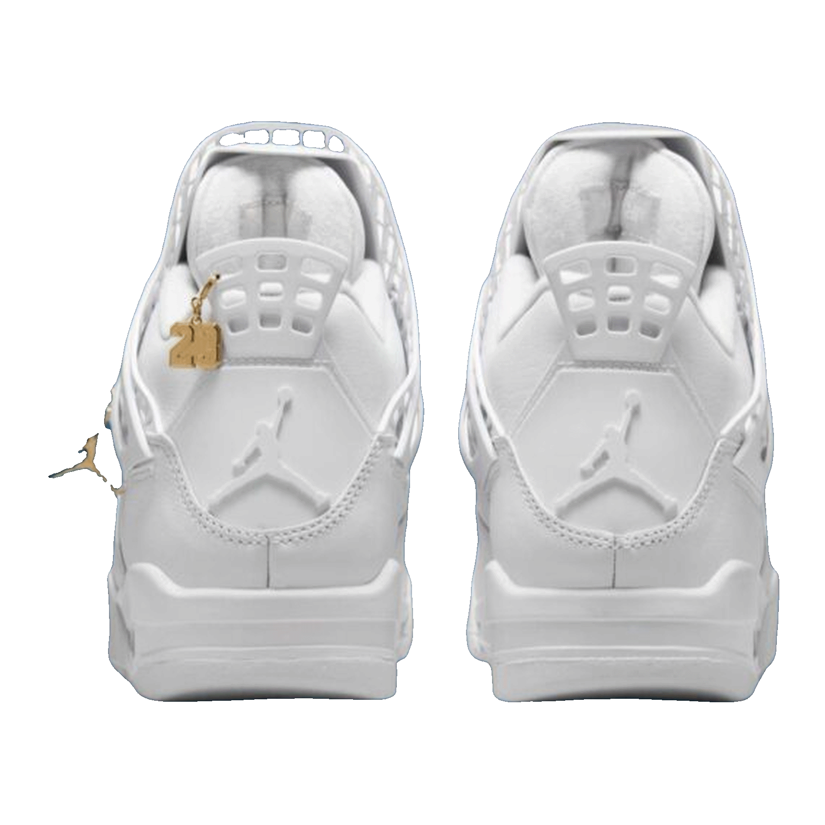 Nike Air Jordan 4 Retro Net White (W) Back