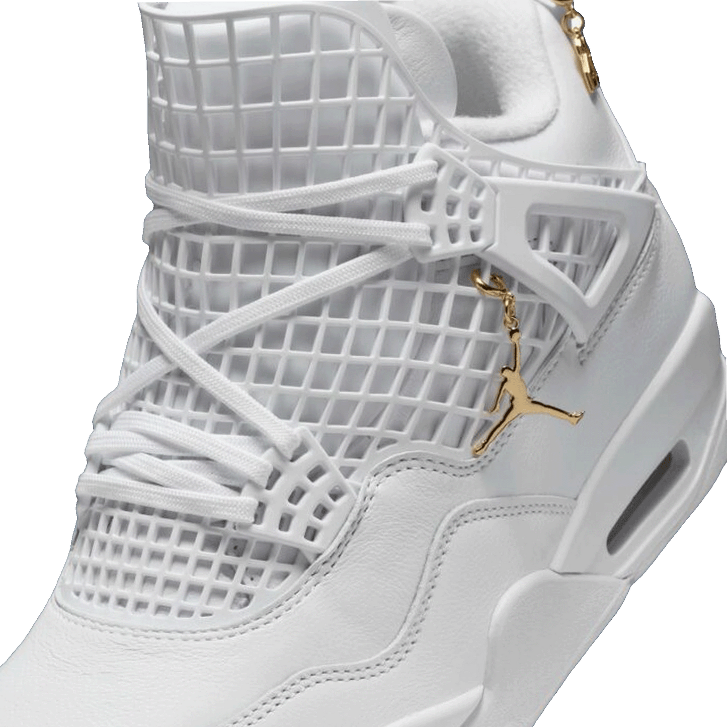 Nike Air Jordan 4 Retro Net White (W) Detail