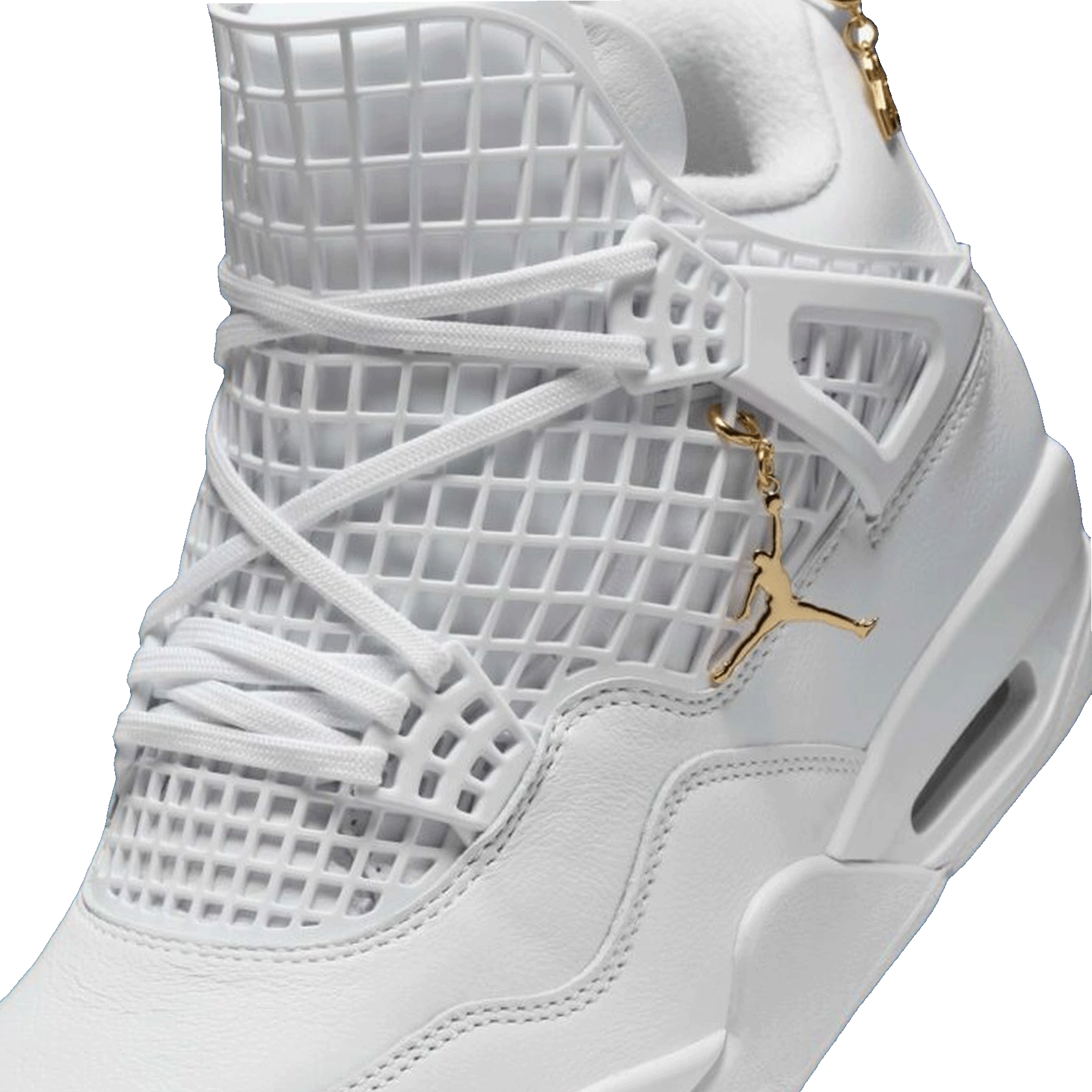 Nike Air Jordan 4 Retro Net White (W) Detail