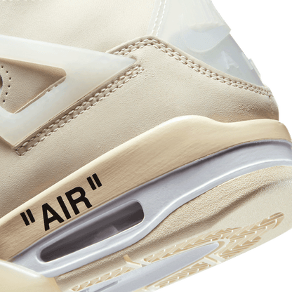Nike Air Jordan 4 Retro Off-White Sail (W) Back 2