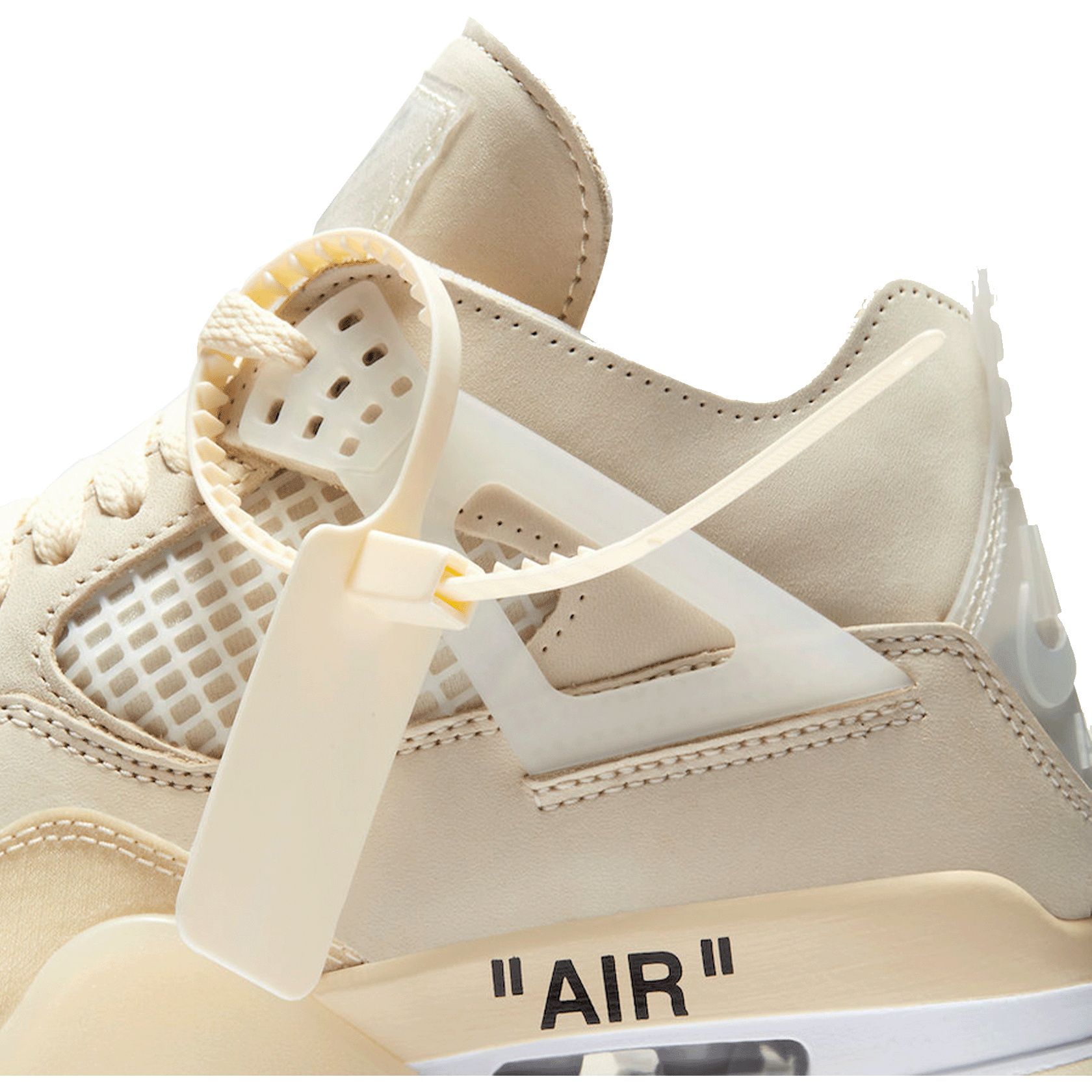 Nike Air Jordan 4 Retro Off-White Sail (W) Detail