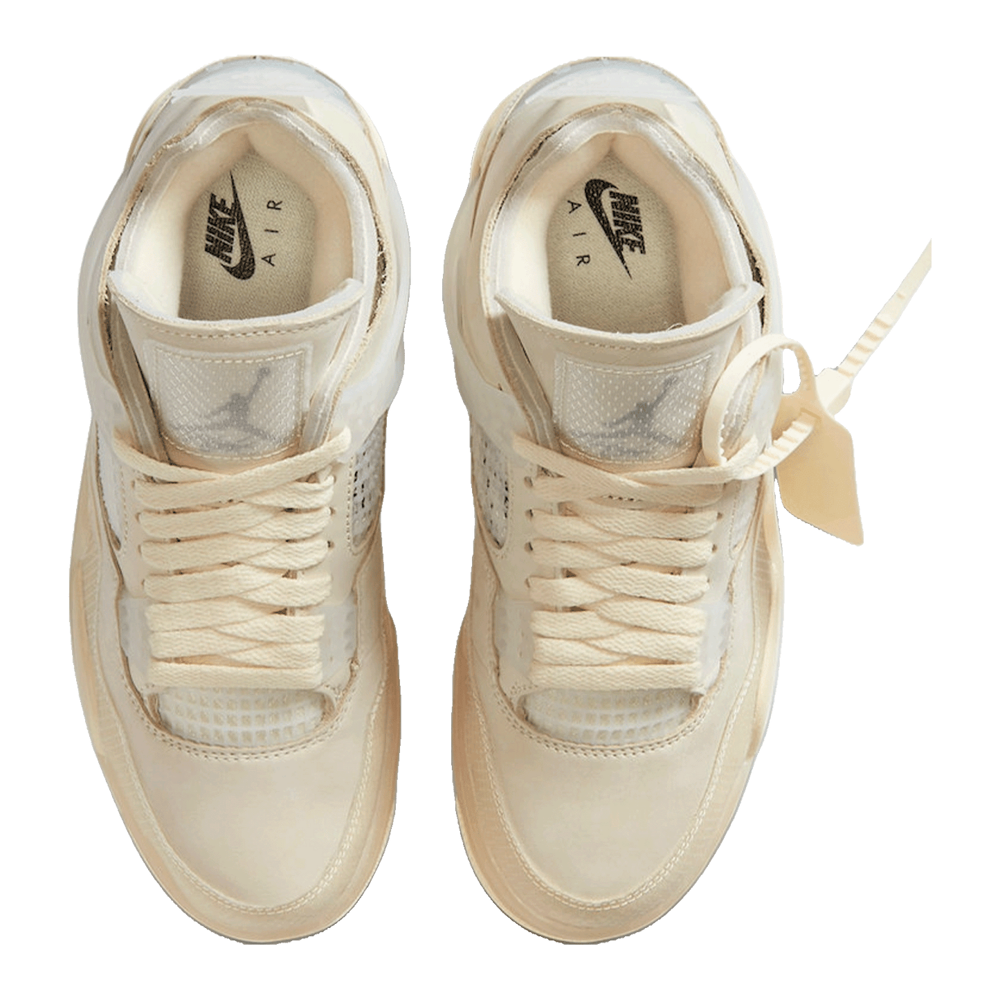 Nike Air Jordan 4 Retro Off-White Sail (W) Oben