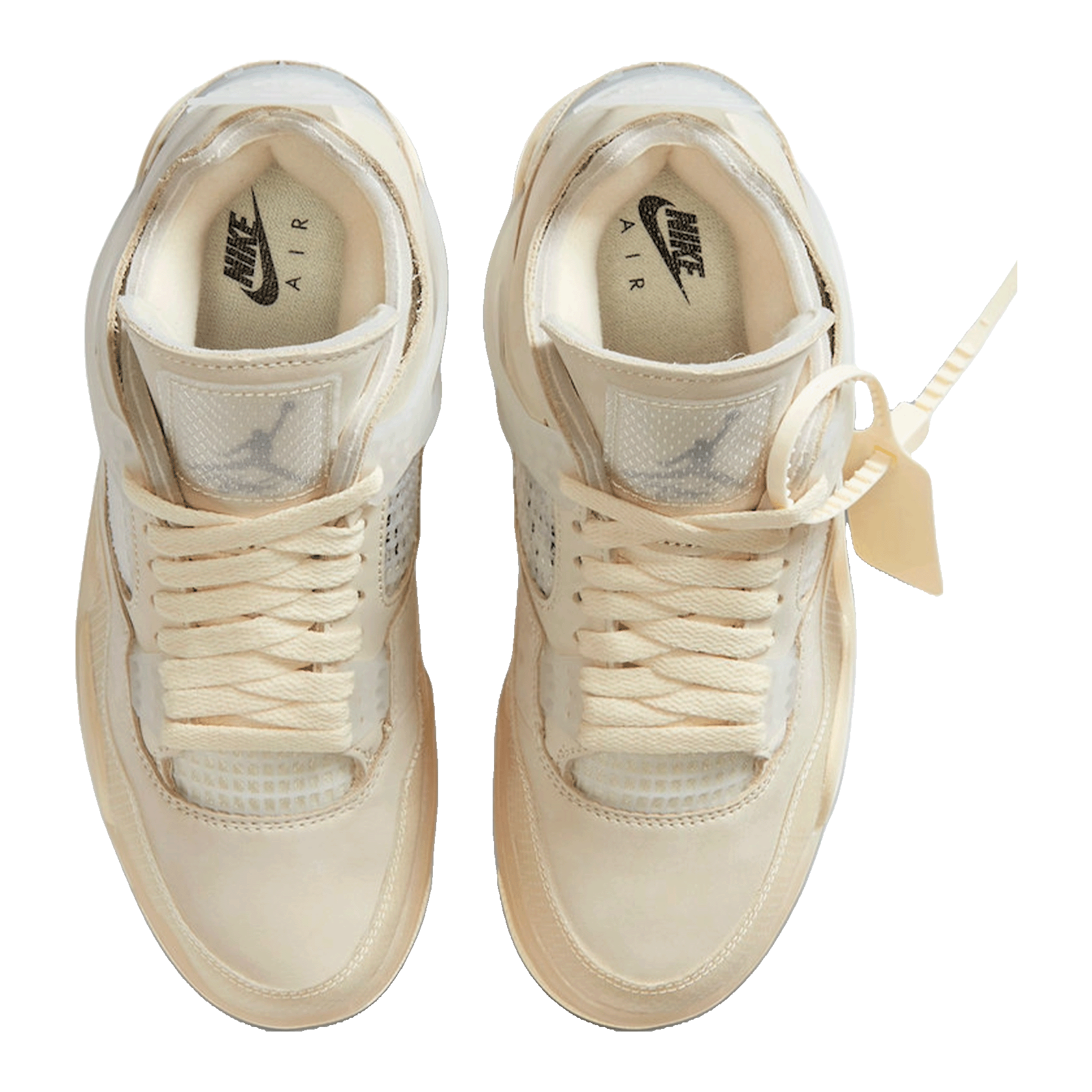 Nike Air Jordan 4 Retro Off-White Sail (W) Oben