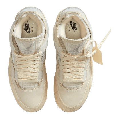 Nike Air Jordan 4 Retro Off-White Sail (W) Oben