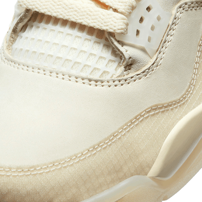Nike Air Jordan 4 Retro Off-White Sail (W) Toe