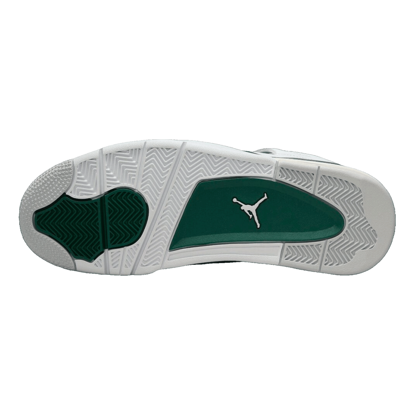 Nike Air Jordan 4 Retro Oxidized Green Sohle