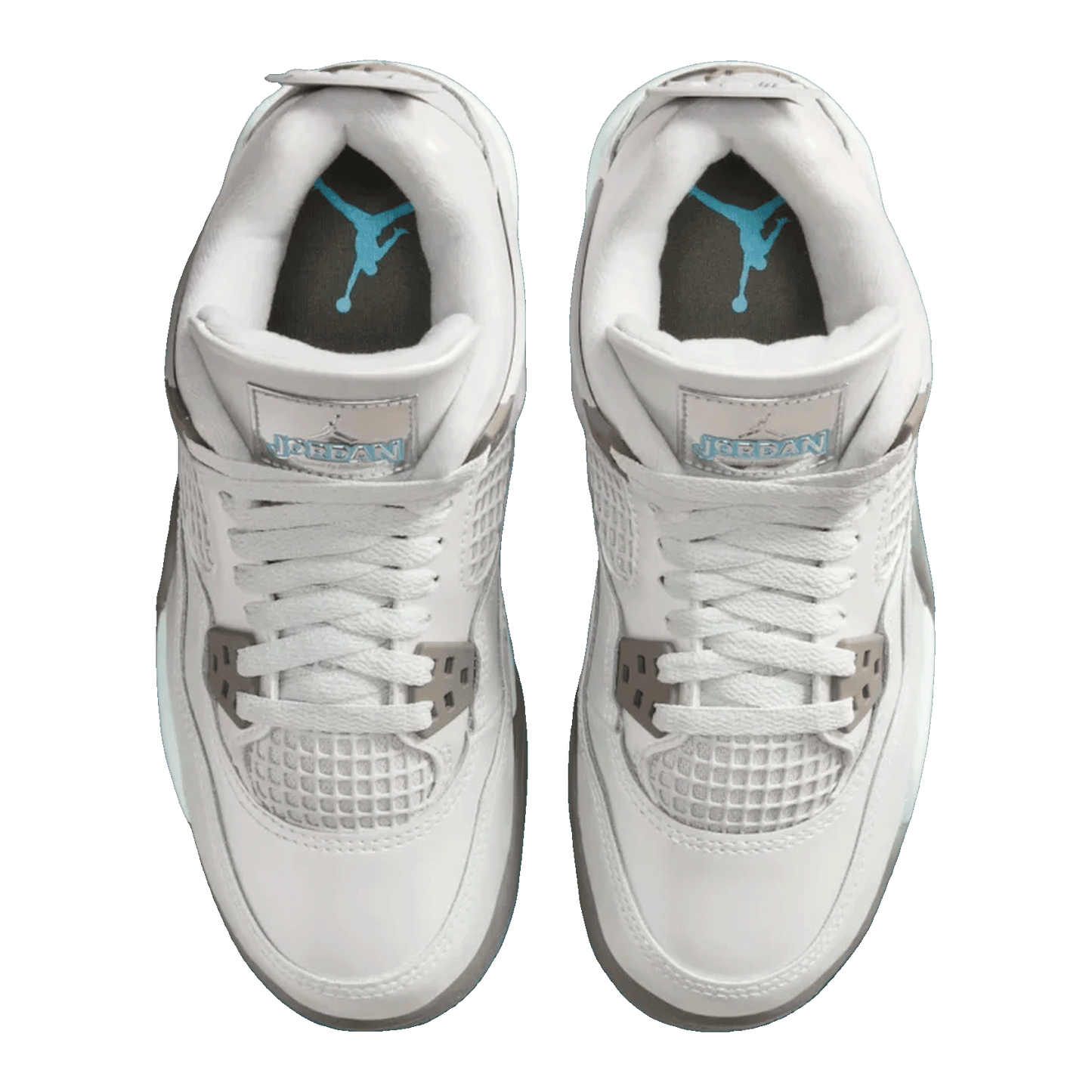 Nike Air Jordan 4 Retro Photon Dust Blue Chill (GS) Oben