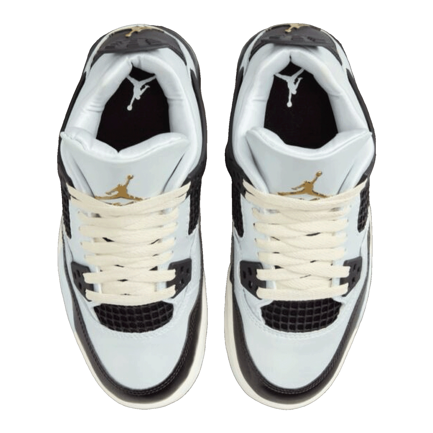 Nike Air Jordan 4 Retro Platinum Gold (GS) Oben