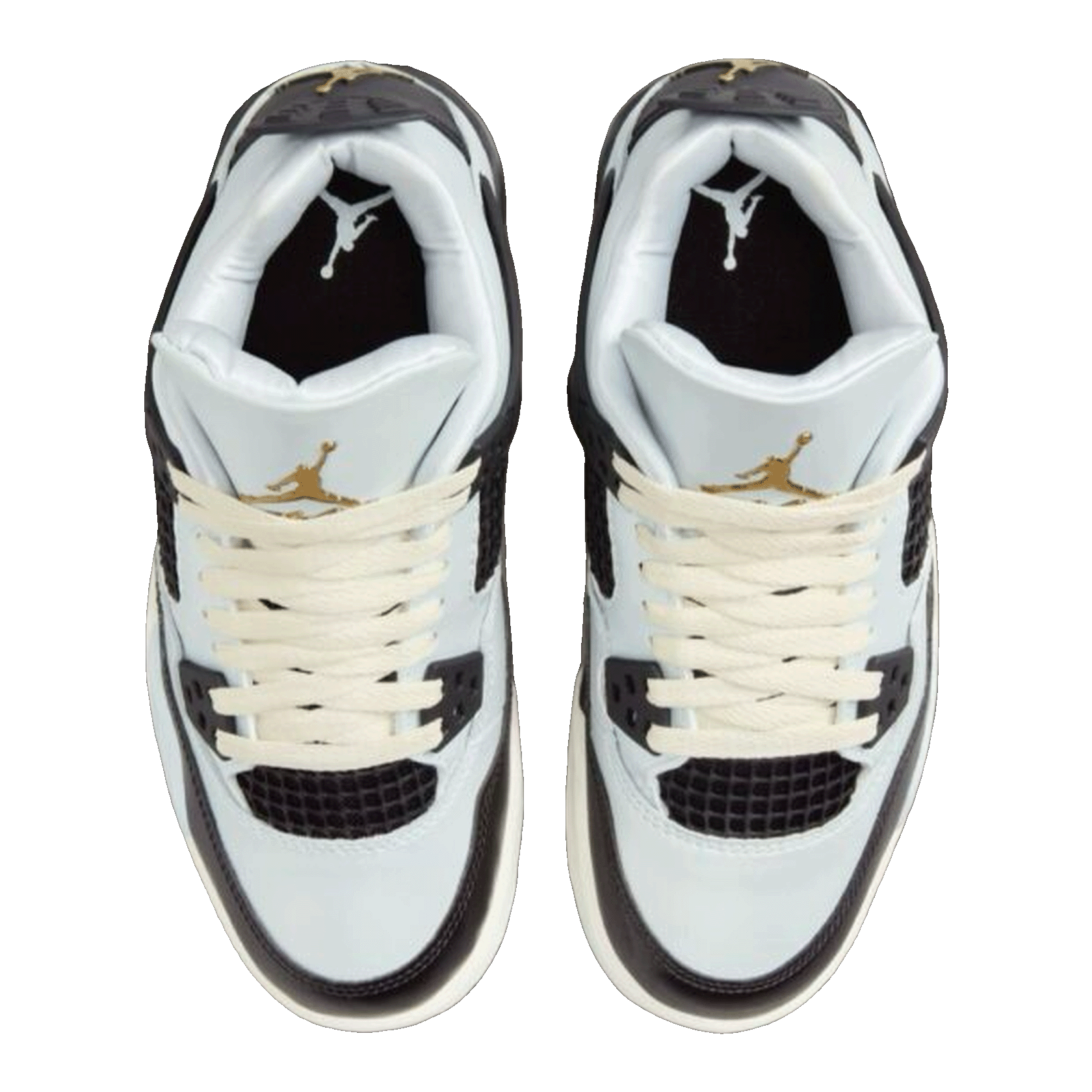Nike Air Jordan 4 Retro Platinum Gold (GS) Oben