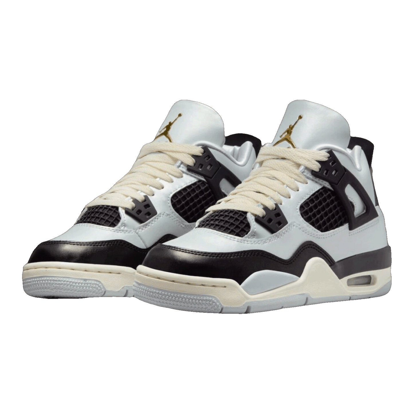 Nike Air Jordan 4 Retro Platinum Gold (GS) Side